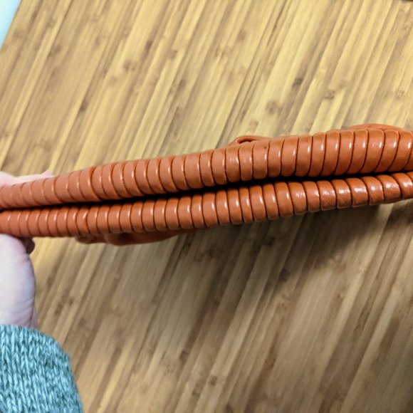 Bodhi Leather Clutch – Burnt Orange, Used Once - Picture 3 of 6